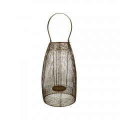 LANTERN ARA GOLD    - CANDLE HOLDERS